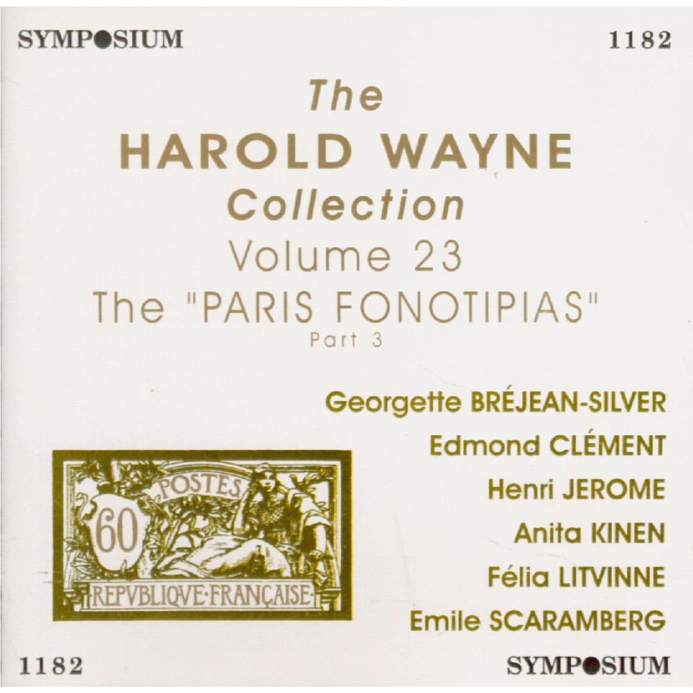 Harold Wayne Collection Vol.23 :The 'Paris Fonotipias' Part 3..